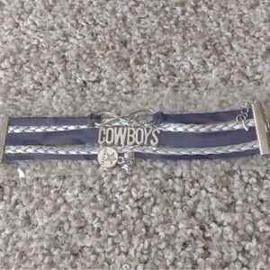 Cowboys NFL Team Bracelet Adjustable Chain NIP